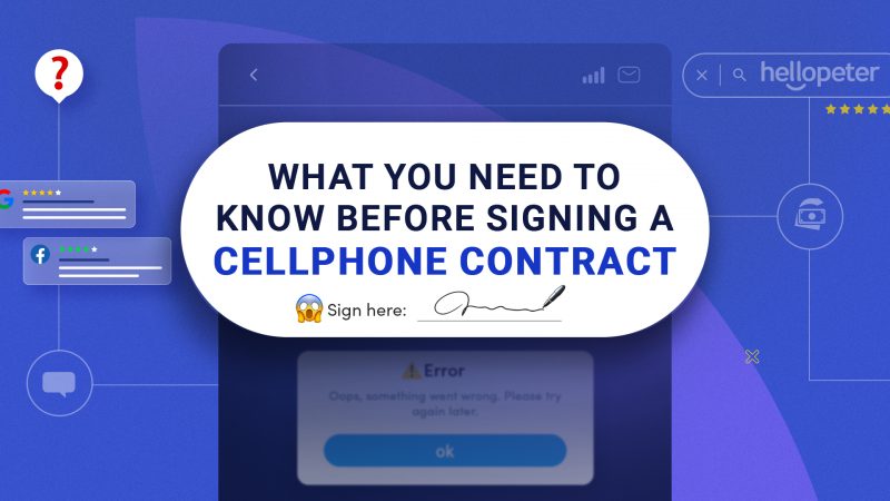 signing a cellphone contract in South Africa