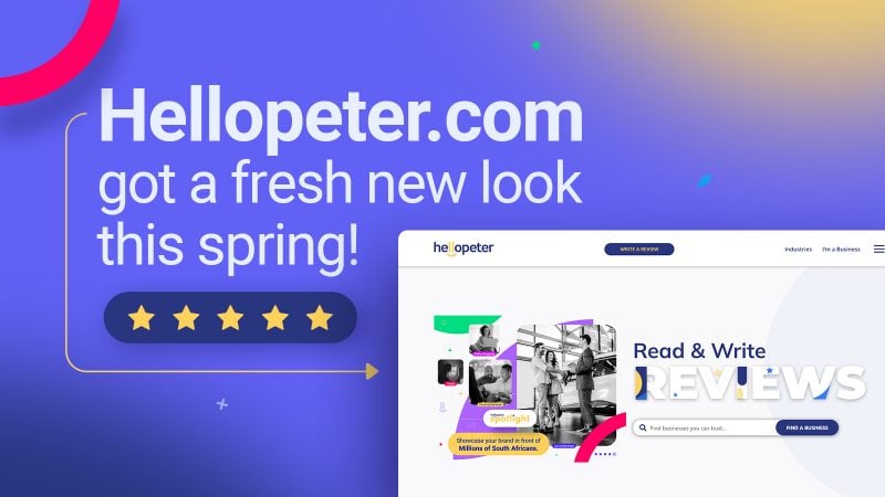 Hellopeter.com fresh new look